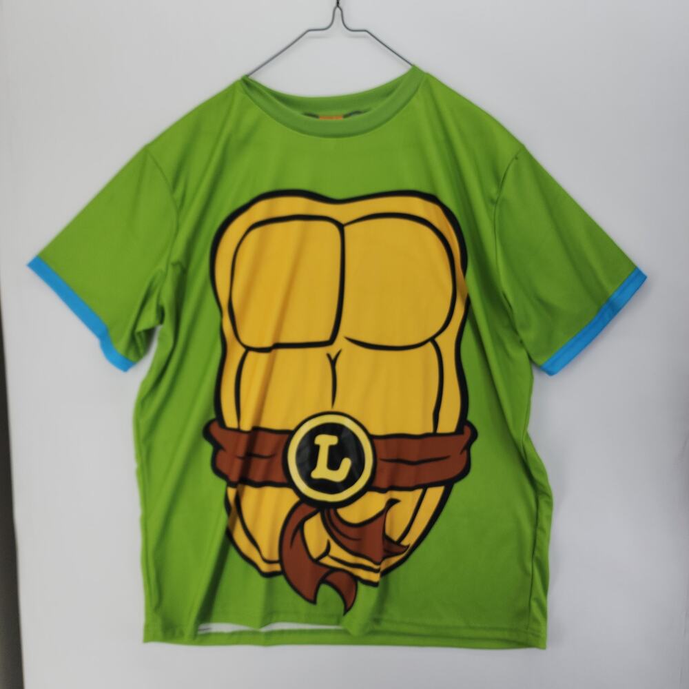 Nickelodeon TMNT Teenage Mutant Ninja Turtles Leonardo Costume T-Shirt Adult S/M